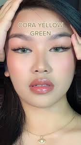 Cora Yellow Green Contact Lenses
