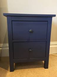 Store books and magazines beside your bed in the drawers of this bedside table whilst displaying a statement lamp on top to create a cosy reading nook. Ikea Hemnes Chest Of 2 Drawers Blue For Sale In Maynooth Kildare From Kovtim