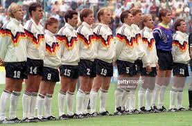 Jurgen Klinsmann Thomas Berthold Thomas Hassler Uwe Bein Stefan Reuter Hans Pflugler Klaus Augenthale Football Team World Football National Football Teams