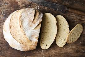 A Chewy Light Textured Loaf With A Creamy Hole Riddled Interior Sourdough Bread Via King Arthur Flour Sourdough Bread Sourdough Bread Recipe Sourdough