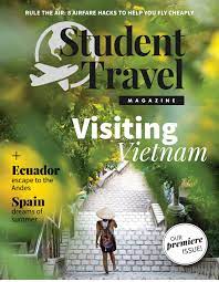 Student travel magazine