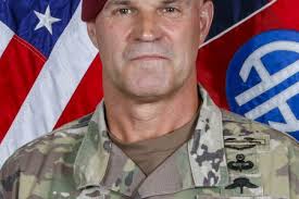 Maj. Gen. James J. Mingus, 82nd Airborne Division Commanding General