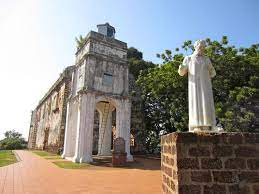 From about 1741 the old church of st. St Paul S Hill Bukit St Paul Gomelaka Kampung Melayu Photobook Layout Church