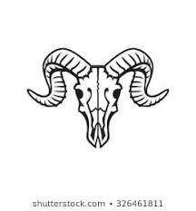 Black And White Deer Skull Ram Skull Logo Or Icon Black On White In 2020 Animal Skull Tattoos Deer Skull Drawing Skull Icon