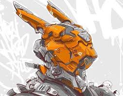 Echa Un Vistazo A Este Proyecto Behance Face Speedpaintings 3 Https Www Behance Net Gallery 26322541 Fa Robot Concept Art Concept Art Characters Robot Art