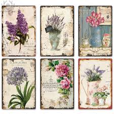 Check spelling or type a new query. Home Garden Novelty Home Decor Plaques Signs Vintage Flower Tin Sign Home Decor Retro Metal Sign Shabby Chic Wall Decor