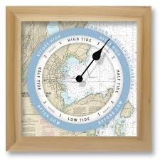 Nautical Chart Custom Tide Clock