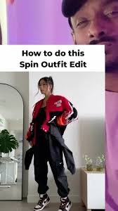 How to do this spin outfit transition video edit