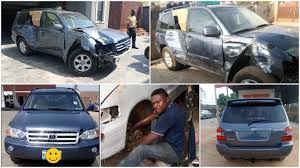 Dimeji bankole with his new wife. Nigerian Man Amazes Tweeps With His Skill Refurbishes Car S Body