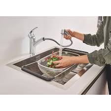 Grohe Kuchenarmatur Eurosmart 30305000 Mit Auszug Druckfest Chrom