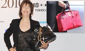 Jane uses a single birkin in a neutral color until it is wrecked; Jane Birkin Tells Hermes To Change The Name Of Its Birkin Bag Daily Mail Online