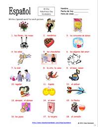 Spanish Valentines Day Vocabulary Ids Dia De San Valentin How To Speak Spanish Sue Summers Valentines