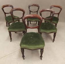 Victorian Balloon Back Chairs Chair Victorian Chair Dark Grey Dining Room