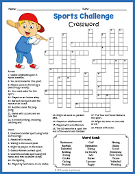 With these 10 sites, you can find free easy crosswords to print, puzzles, and other resources to keep you bus. Sports Crossword