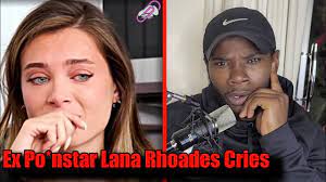 Lana rhoades cries