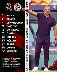 Bayern forced 18 corners and peppered the psg goal with 16 shots yet dani alves' opener for psg was the second quickest goal bayern munich have ever conceded in the. Futbal Planet Vikosi Vya Psg Na Bayern Munich Hii Leo Facebook