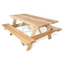 This picnic table plans from 84 lumber will a great diy projects for whatever level of woodworker you are. All Things Cedar Table De Pique Nique 6 Pi Pt70 Rona
