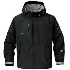Stormtech Mens E 1m H2xtreme Shell Jacket Black Gray Size Small
