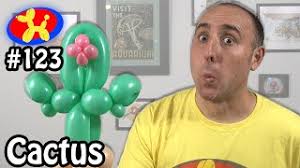 Kids will fall in love with these cactus balloons and will delight in making them for their party. Cactus Balloon Animal Lessons 123 Youtube