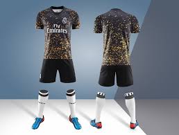 Time left 3d 7h left. Cbox Football Jerseys 2019 2020 Real Madrid Commemorative Edition Football Shirt Set Classic Black Gold Football Suit Only Clothing Pants Shopee Malaysia