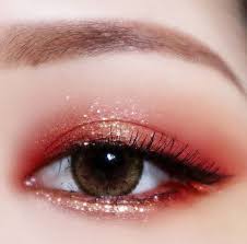 Korean Style Glittery Eye Makeup Korean Eye Makeup Sparkly Eye Makeup Glittery Eye Makeup