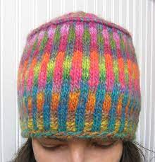 Brand New Corrugated Pillbox Hat Hat Pattern Knitting Accessories Knitted Hats