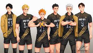 But all nostalgia aside, the match between the black jackals and schwiden alders begins with hinata and kageyama shaking hands before the main showdown. Albedo S Paint Brush On Twitter Black Jackals Vs Schweiden Adlers Thank You Thank You Tendou5atori For Drawing Them You Re The Best