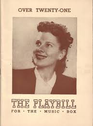 Ruth Gordon "OVER TWENTY-ONE" Loring Smith