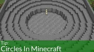Minecraft 100 diameter 100 pixel circle. How To Make Circles In Minecraft Youtube
