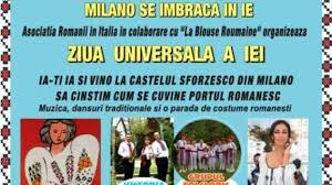 Ziua universala a iei romanesti. Ziua UniversalÄƒ A Iei RomaneÈ™ti La Milano OrganizatÄƒ De AsociaÈ›ia Romanilor Din Italia Gazeta RomaneascÄƒ Italia