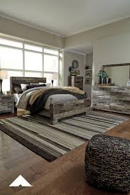Derekson Rustic Bedroom By Ashley Furniture Bedroom Rusticbedroom Masterbedroom Ashleyfurni Modern Bedroom Furniture Rustic Decor Curtains Rustic Bedroom