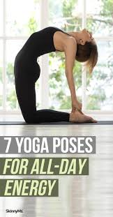 7 Yoga Poses For All Day Energy In 2020 Energy Yoga Yoga Poses Gym Workout For Beginners