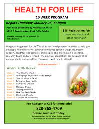 Carrying all the major trusted brands in vitamins, raw organic & gluten free foods, sports nutrition, natural body care, superfoods and aromatherapy products. Health For Life 10 Week Class Shine 104 9