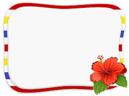 Keluarga malvaceae) adalah pokok renek asal di barat asia, juga dikenali sebagai mawar china. Hibiscus Border Clip Art Borders Borders And Frames Frame Clipart