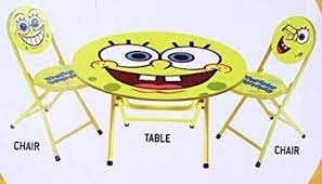 Free shipping for many products! Spongebob Squarepants 3 Peice Table And Chair Furniture Decor Amazon Com