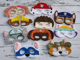 Paw Patrol Masks Paw Patrol Masks Paw Patrol Costume Paw Patrol Birthday Party