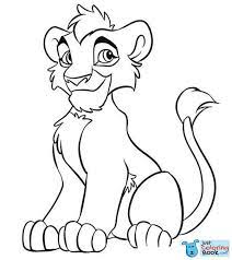 The lion coloring pages allow the kids to explore their creative potential besides being a source of inspiration and imagination. Pin Di Lion Coloring Pages