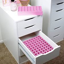 Makeup Organizer For Ikea Alex Drawers For Her Vanity Ikea Alex Drawers Ikea Storage Makeup Storage Organization