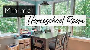 I have some great homeschool room decor ideas for small spaces. Homeschool Room Tour 2020 Minimalist Homeschool Youtube