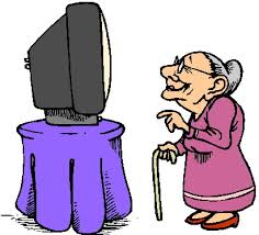 Image result for grandma AND tv 