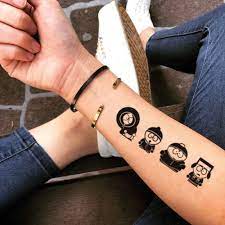 I was a nervous walk in that was requesting a coverup and he exceeded my expectations. South Park Temporary Tattoo Sticker Ohmytat