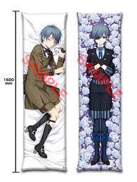 The manga and anime series black butler features an extensive cast of characters created by yana toboso. Black Butler S Life Size Sebastian Hug Pillow Is 6 7 Tall Interest Anime News Network