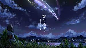 In this anime collection we have 22 wallpapers. Wallpapers Anime Your Name 1920x1080 Pemandangan Anime Langit Malam Pemandangan