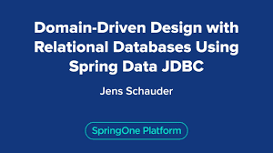 Domain Driven Design With Relational Databases Using Spring Data Jdbc Youtube