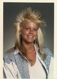 This Golden Mullet That Was Both Party In The Front And Party In The Back 80s Hair 1980s Hair Bad Hair