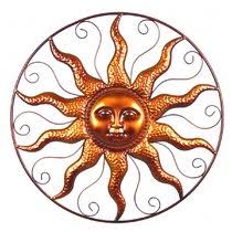 We are manufacturer can custom the item as per. Outdoor Metal Sun Wall Art Wayfair