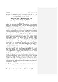 Dan empirisme k., empirisme, dan relativisme k. Pdf Penerapan Pembelajaran Konstruktivisme Dalam Pembelajaran Kimia Di Smu