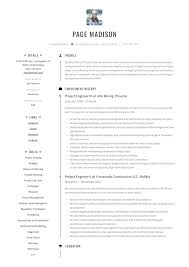 Completed projects within predetermined scope established and maintained strong client. Project Engineer Resume Writing Guide 12 Resume Examples 2020