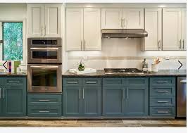 teal kitchen cabinets