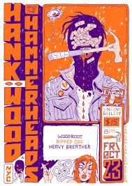Hank Wood The Hammerheads Woodboot Ripped Off Heavy Breather On Inspirationde Graphic Design Books Graphic Design Inspiration Graphic Design Posters